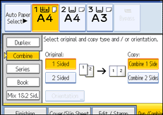 Operation panel screen illustration