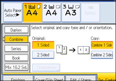 Operation panel screen illustration