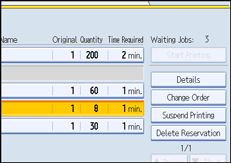 Operation panel screen illustration