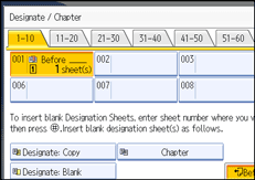 Operation panel screen illustration