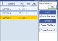Operation panel screen illustration