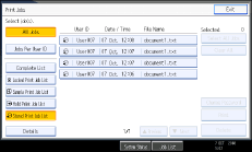 Operation panel screen illustration