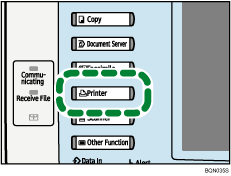 Printer key illustration