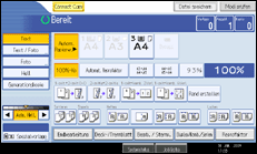 Abbildung des Bedienfeld-Displays