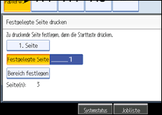 Abbildung des Bedienfeld-Displays