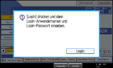 Abbildung der Bedienfeldanzeige