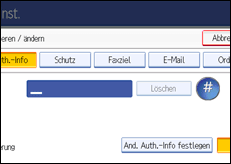 Abbildung Bedienfeld-Display