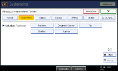 Abbildung Bedienfeld-Display