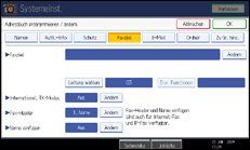 Abbildung Bedienfeld-Display