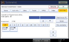 Abbildung Bedienfeld-Display