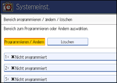 Abbildung Bedienfeld-Display