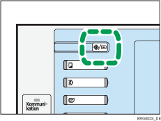 Die Abbildung zeigt die Taste Anwenderprogramm/Zähler