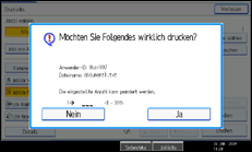 Abbildung Bedienfeldanzeige