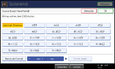 Abbildung Bedienfeldanzeige