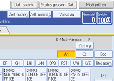 Abbildung Bedienfeld-Display