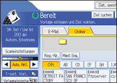 Abbildung Bedienfeld-Display