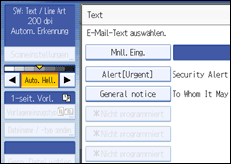 Abbildung Bedienfeld-Display