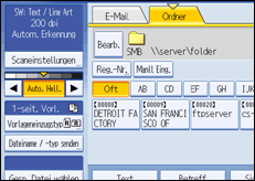 Abbildung Bedienfeld-Display