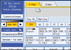 Abbildung Bedienfeld-Display