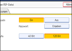 Abbildung Bedienfeld-Display