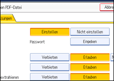 Abbildung Bedienfeld-Display