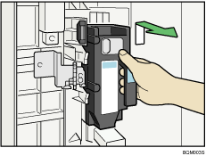 Abbildung Locherabfallbehälter