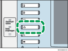 Abbildung Druckertaste