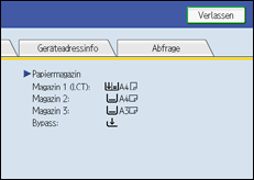 Abbildung Bedienfeldanzeige 