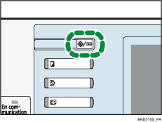 Illustration de la touche Outils utilisateur/Compteur