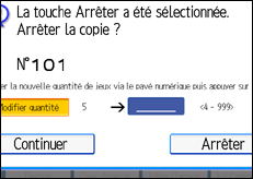 Illustration de l'&eacute;cran du panneau de commande.