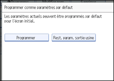 Illustration de l'&eacute;cran du panneau de commande.