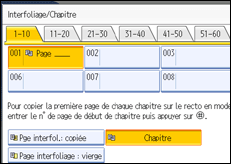 Illustration de l'&eacute;cran du panneau de commande.