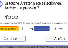 Illustration de l'&eacute;cran du panneau de commande.