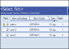 Illustration de l'&eacute;cran du panneau de commande.