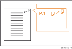 Illustration de la marque de transfert