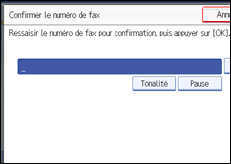 Illustration de l'&eacute;cran du panneau de commande