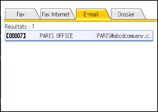 Illustration de l'&eacute;cran du panneau de commande