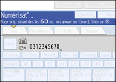 Illustration de l'&eacute;cran du panneau de commande