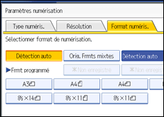 Illustration de l'&eacute;cran du panneau de commande
