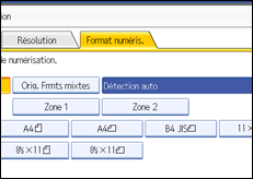 Illustration de l'&eacute;cran du panneau de commande