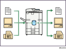 Illustration de l'utilisation de documents stock&eacute;s