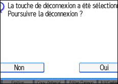 Illustration de l'&eacute;cran du panneau de commande.