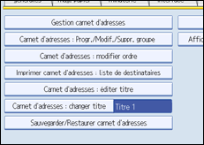 Illustration de l'&eacute;cran LCD