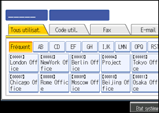 Illustration de l'&eacute;cran LCD