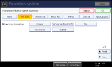 Illustration de l'&eacute;cran LCD