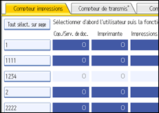 Illustration de l'&eacute;cran du panneau de commande