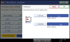 Illustration du panneau de commande