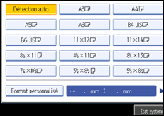 Illustration du panneau de commande