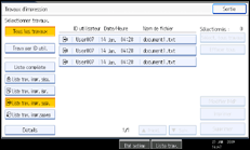 Illustration du panneau de commande