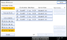 Illustration du panneau de commande